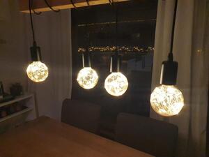 SVENSKA LIVING Dekorační žárovka LED E27 A60 teplá žlutá