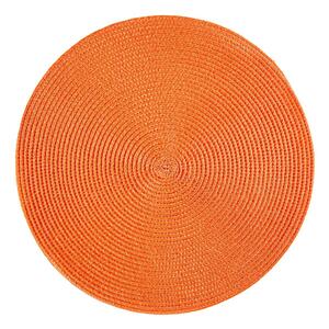 AMBIENTE Prostírání kulaté 38 cm - oranžová