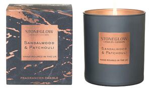 Stoneglow Sandalwood & Patchouli Vonná svíčka, 220 g