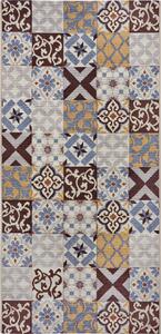 Hanse Home Collection koberce Běhoun Cappuccino 105881 Mosaik Brown Multicolored Rozměry koberců: 75x150