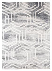 Světlý designový koberec s geometrickým vzorem Šířka: 80 cm | Délka: 150 cm