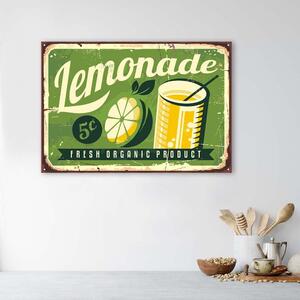 Obraz na plátně Cedule retro limonáda Rozměry: 60 x 40 cm