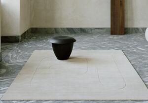 Linie Design Vlněný koberec Cursive Expanse Beige, béžový Barva: Beige (béžová), Rozměr: 140x200 cm