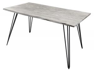 Jídelní stůl SCORPION 140 CM šedý masiv akácie Nábytek | Jídelní prostory | Jídelní stoly | Všechny jídelní stoly