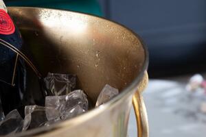 Chladič Šampaňského 40 cm Zlatá Invicta Interior