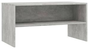 TV stolek betonově šedý 80 x 40 x 40 cm dřevotříska