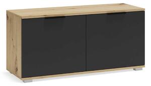 Botník Walker 100 cm, dub artisan / antracit