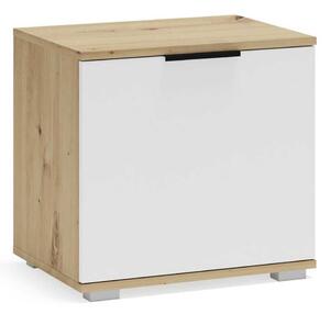Botník Walker 50 cm, dub artisan / bílá