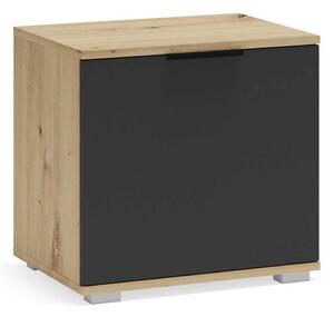 Botník Walker 50 cm, dub artisan / antracit
