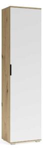 Předsíňová skříň Walker 50 cm, dub artisan / bílá