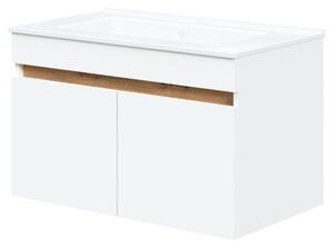 Skříňka pod umyvadlo Puresa 80 cm, bílá