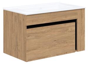 Skříňka pod umyvadlo Stokes 80 cm, dub zlatý