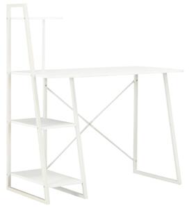 Psací stůl s poličkami bílý 102 x 50 x 117 cm