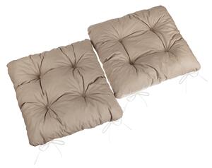 Bellatex Sedák Adéla prošívaný SET 2ks 40x40 cm Béžová