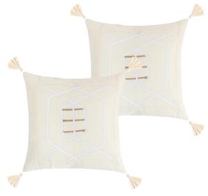 Bellatex Povláček PERU SET 2ks 40x40 cm Natur 6