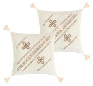 Bellatex Povláček PERU SET 2ks 40x40 cm Natur 5