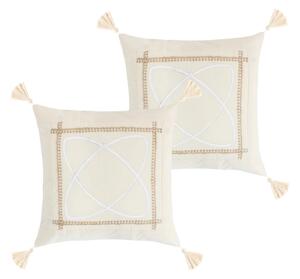 Bellatex Povláček PERU SET 2ks 40x40 cm Natur 1