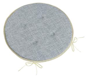 Bellatex Sedák LADA kulatý hladký průměr 40 cm Šedá