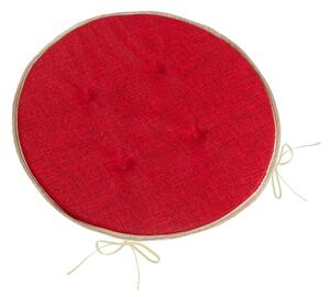 Bellatex Sedák LADA kulatý hladký průměr 40 cm Červená