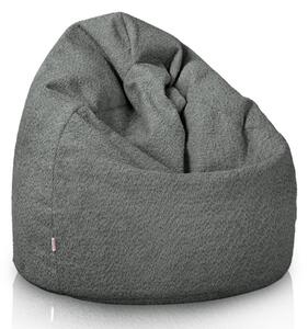 Sedací pytel SAKO šedý bouclé