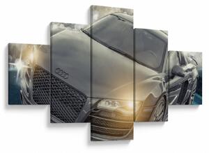 Obraz auta Audi - šedé (125x70 cm)