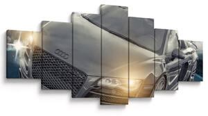 Obraz auta Audi - šedé (210x100 cm)