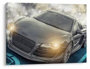 Obraz auta Audi - šedé (70x50 cm)