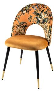 Designová židle Boutique žlutá Invicta Interior