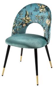 Designová židle Boutique tyrkysová Invicta Interior
