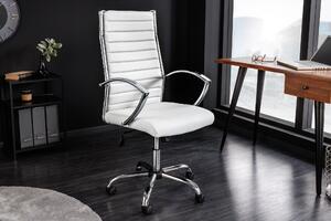 Kancelářská židle Big Deal 107-117cm bílá Invicta Interior
