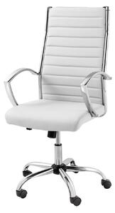 Kancelářská židle Big Deal 107-117cm bílá Invicta Interior