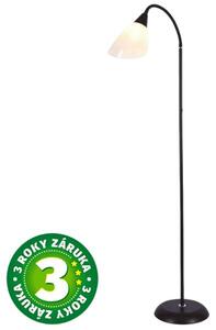 Stojací lampa Langadu 156cm, na 1 žárovku E27 max 40W, černá, 3 roky záruka