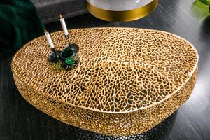 Konferenční stolek Leaf 120cm gold Invicta Interior