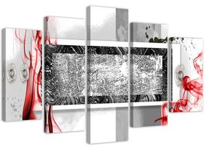 Gario Obraz Explosion of red Velikost: 100 x 70 cm, Provedení: Obraz na plátně