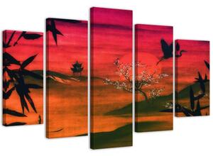 Gario Obraz Japonsko ve slunečním světle Velikost: 100 x 70 cm, Provedení: Obraz na plátně