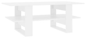 Konferenční stolek bílý 110 x 55 x 42 cm dřevotříska