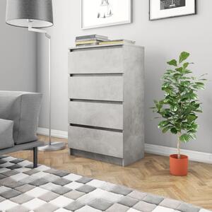 Příborník betonově šedý 60 x 35 x 98,5 cm kompozitní dřevo