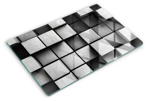 Skleněná deska za sporák 3D geometrie pozadí
