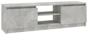 TV stolek betonově šedý 120 x 30 x 35,5 cm dřevotříska