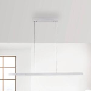Paul Neuhaus LED závěsné světlo Adriana Square, hliník, nahoru/dolů, stmívatelný, Hliník / šedá / zinek, Obývací pokoj / jídelna, Hliník, Moderní