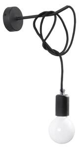 Sollux SL.0373 - Nástěnné svítidlo EDISON 1xE27/60W/230V černá