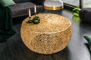Konferenční stolek Leaf 80cm gold Invicta Interior