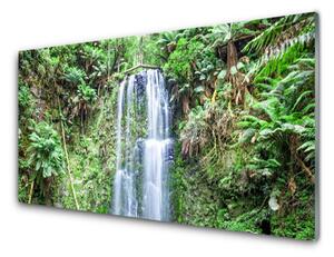 Skleněné obklady do kuchyně Vodopád Stromy Příroda 120x60 cm