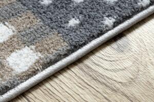 Makro Abra Dětský kusový koberec FUN Zvířátka šedý Rozměr: 140x190 cm
