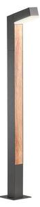 Redo 90512 - LED Venkovní lampa WOODY LED/10W/230V IP54 antracit