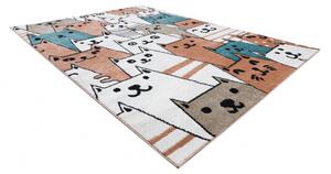 Makro Abra Dětský kusový koberec FUN Kočičky vícebarevný Rozměr: 140x190 cm
