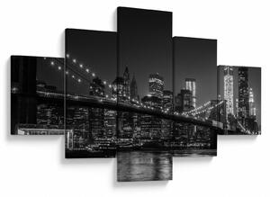 Obraz Brooklyn mostu v New Yorku (125x70 cm)