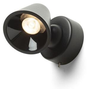 STIG nástěnná černá 230V LED 5.6W 34° 3000K - RED - DESIGN RENDL