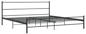 Rám postele černý kov 180 x 200 cm