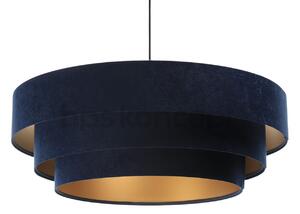 Designová závěsná lampa Trento, modrá